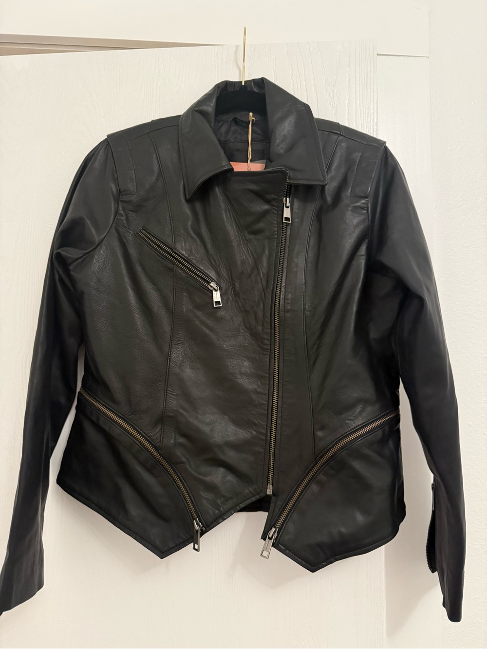 New Leather Cult Hand Made Leather Jacket 38